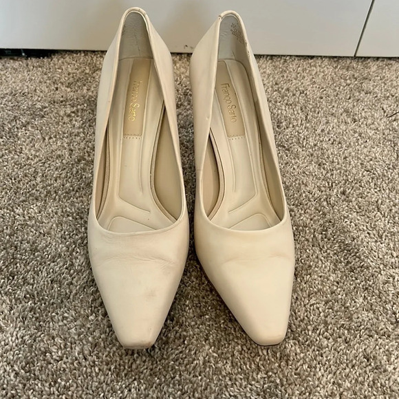 Franco Sarto Shoes - Franco Sarto Mills Heels Cream Ivory (Bone)  Size 9.5M